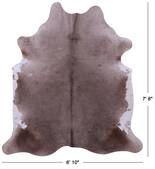 Light Brown Natural Cowhide Rug - XX-Large 7' 8