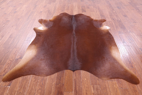 Brown Natural Cowhide Rug - Large 6' 9