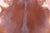 Brown Natural Cowhide Rug - Large 6' 9"H x 6' 7"W