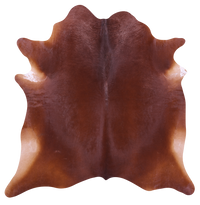 Thumbnail for Brown Natural Cowhide Rug - Large 6' 9