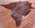 Brown Natural Cowhide Rug - X-Large 7' 5"H x 7' 0"W