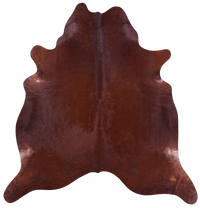Thumbnail for Brown Natural Cowhide Rug - X-Large 7' 5