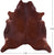 Brown Natural Cowhide Rug - X-Large 7' 5"H x 7' 0"W