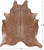 Light Brown Natural Cowhide Rug - XX-Large 8' 0"H x 7' 0"W