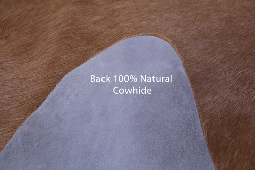 Light Brown Natural Cowhide Rug - XX-Large 8' 0