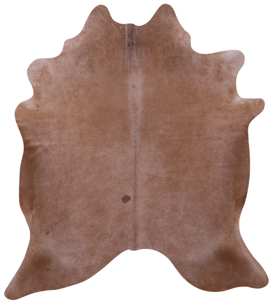 Light Brown Natural Cowhide Rug - X-Large 7' 4"H x 6' 5"W
