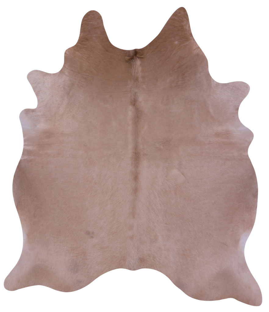 Light Brown Natural Cowhide Rug - X-Large 7' 1"H x 6' 1"W
