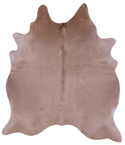 Light Brown Natural Cowhide Rug - X-Large 7' 1
