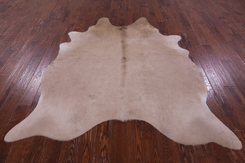 Light Brown Natural Cowhide Rug - X-Large 7' 1