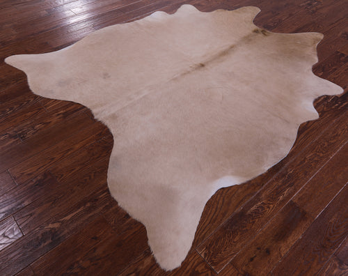 Light Brown Natural Cowhide Rug - X-Large 7' 1