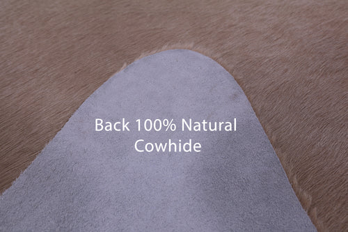 Light Brown Natural Cowhide Rug - X-Large 7' 1
