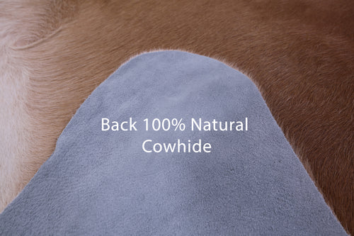 Brown Natural Cowhide Rug - X-Large 7' 3