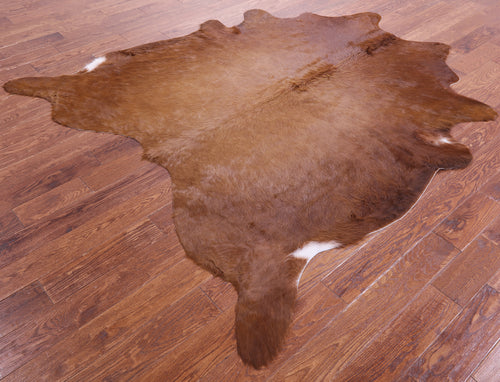 Brown Natural Cowhide Rug - X-Large 7' 4