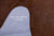 Brown Natural Cowhide Rug - X-Large 7' 4"H x 6' 7"W