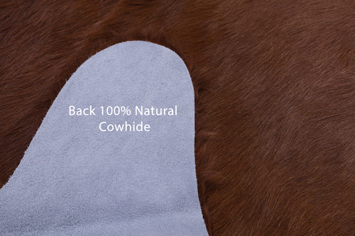 Brown Natural Cowhide Rug - X-Large 7' 4