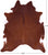 Brown Natural Cowhide Rug - X-Large 7' 7"H x 6' 5"W