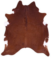 Thumbnail for Brown Natural Cowhide Rug - X-Large 7' 7