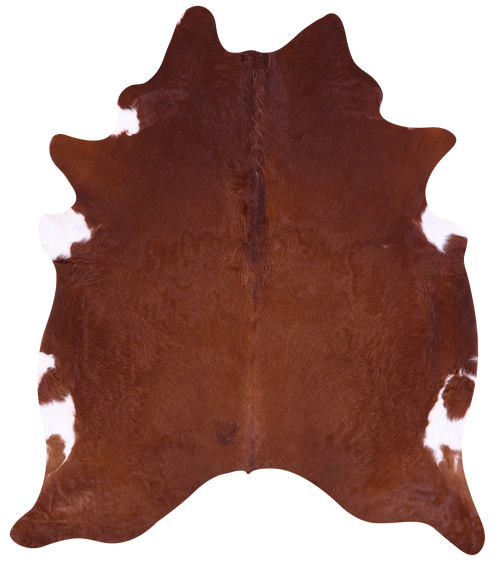 Brown Natural Cowhide Rug - X-Large 7' 7