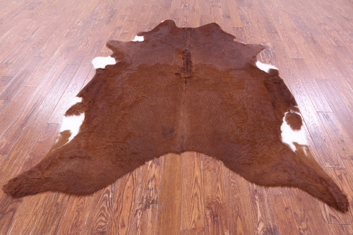 Brown Natural Cowhide Rug - X-Large 7' 7