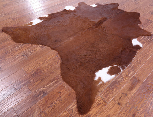 Brown Natural Cowhide Rug - X-Large 7' 7
