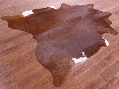 Brown Natural Cowhide Rug - X-Large 7' 3