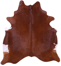 Thumbnail for Brown Natural Cowhide Rug - X-Large 7' 3
