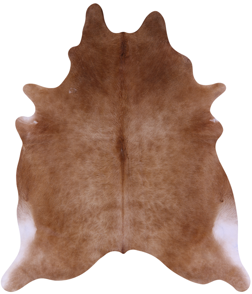 Light Brown Natural Cowhide Rug - XX-Large 8' 3"H x 7' 0"W
