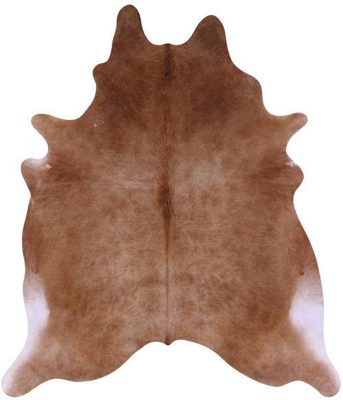 Light Brown Natural Cowhide Rug - XX-Large 8' 3