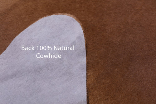 Brown Natural Cowhide Rug - X-Large 7' 4