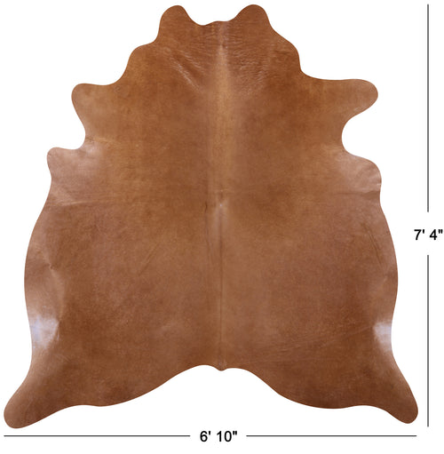 Brown Natural Cowhide Rug - X-Large 7' 4