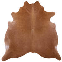 Thumbnail for Brown Natural Cowhide Rug - X-Large 7' 4