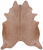 Light Brown Natural Cowhide Rug - XX-Large 7' 8"H x 6' 4"W
