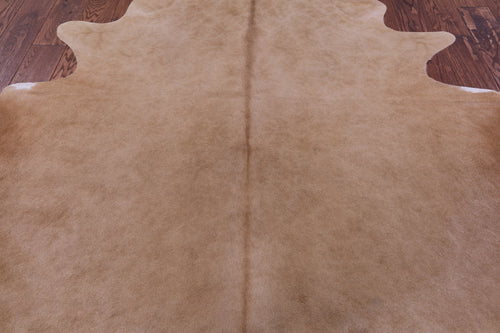Light Brown Natural Cowhide Rug - XX-Large 7' 8