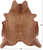 Brown Natural Cowhide Rug - XX-Large 8' 6"H x 7' 0"W