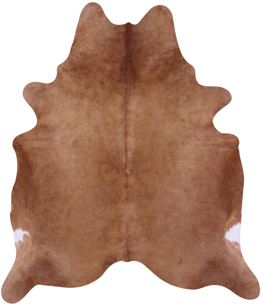Brown Natural Cowhide Rug - XX-Large 8' 6"H x 7' 0"W