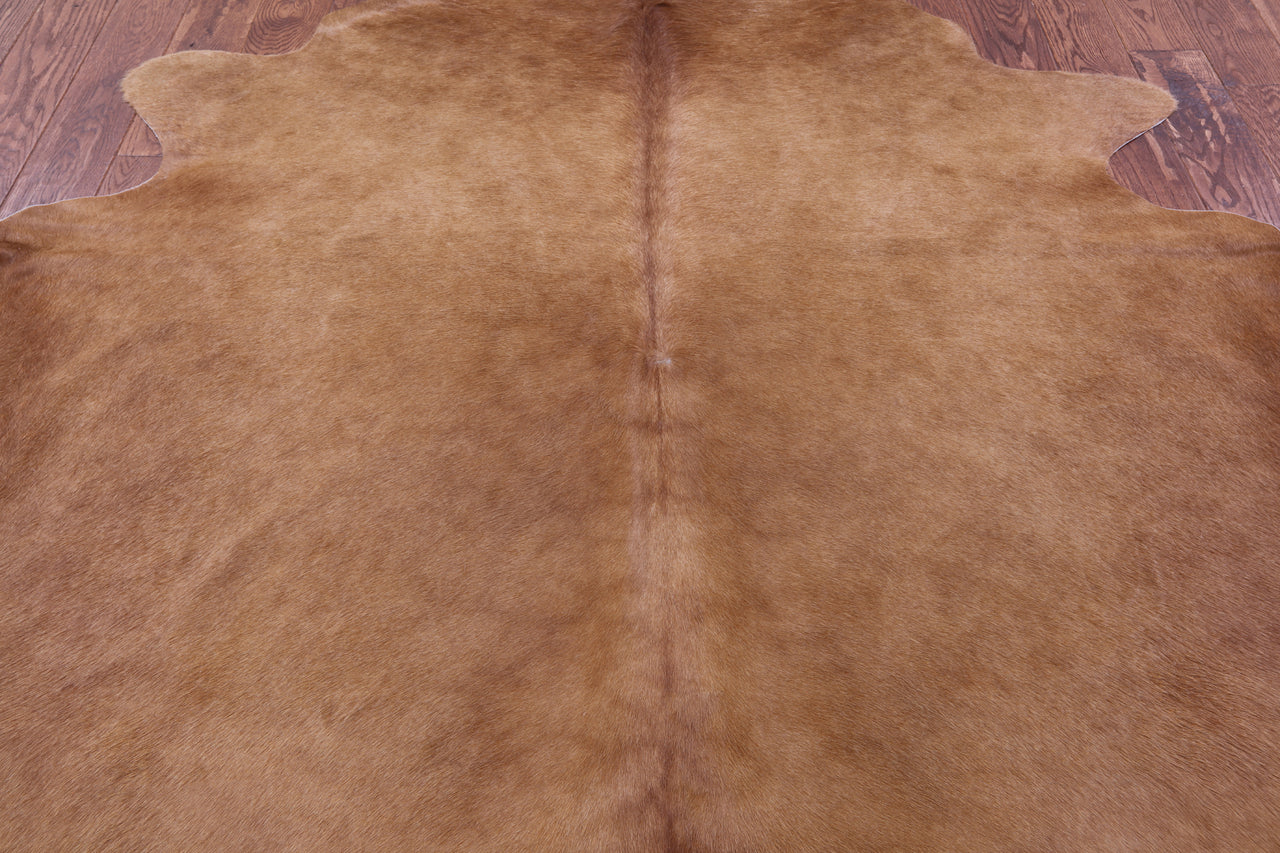 Brown Natural Cowhide Rug - XX-Large 8' 6"H x 7' 0"W