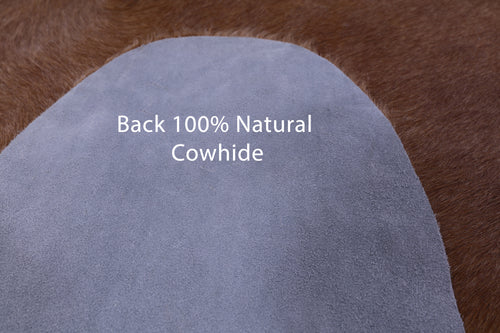 Brown Natural Cowhide Rug - XX-Large 8' 6