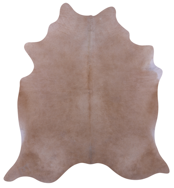 Beige Natural Cowhide Rug - X-Large 7' 7"H x 6' 10"W
