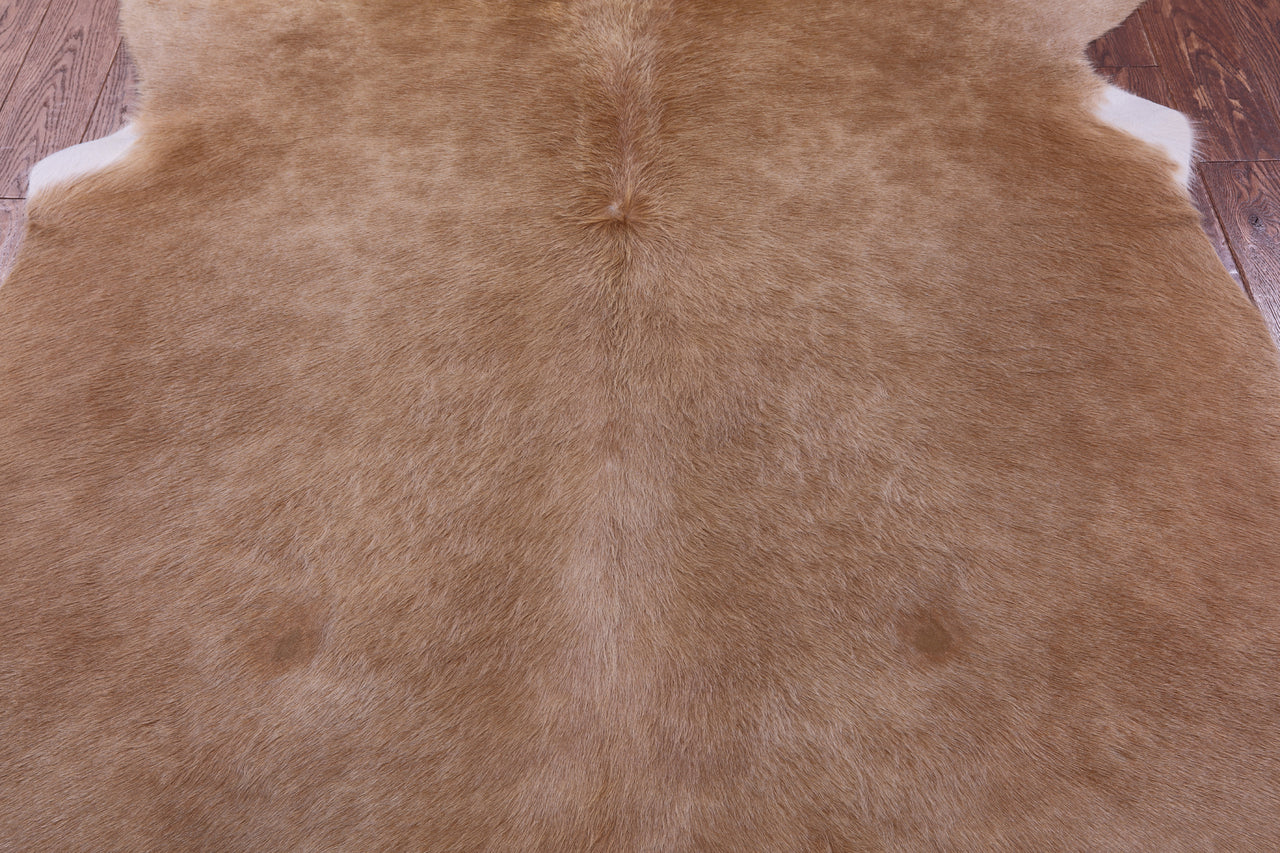 Light Brown Natural Cowhide Rug - X-Large 7' 5"H x 7' 0"W