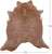 Light Brown Natural Cowhide Rug - X-Large 7' 5"H x 7' 0"W