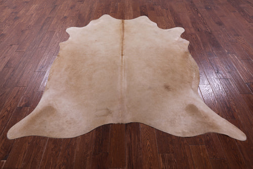 Beige Natural Cowhide Rug - X-Large 7' 0