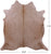 Beige Natural Cowhide Rug - X-Large 7' 0"H x 6' 6"W