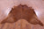 Brown Natural Cowhide Rug - X-Large 7' 7"H x 7' 1"W