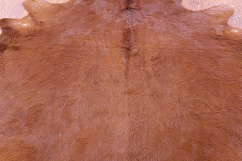 Brown Natural Cowhide Rug - X-Large 7' 7