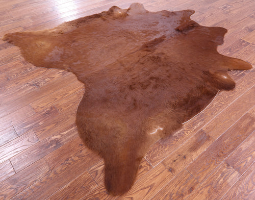 Brown Natural Cowhide Rug - X-Large 7' 7