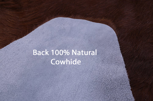 Brown Natural Cowhide Rug - X-Large 7' 7