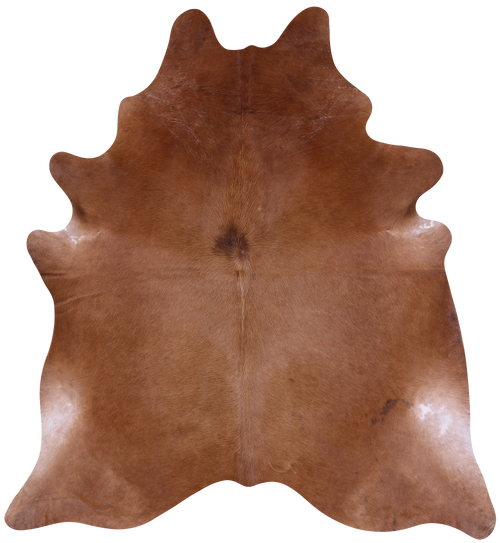 Brown Natural Cowhide Rug - XX-Large 7' 10
