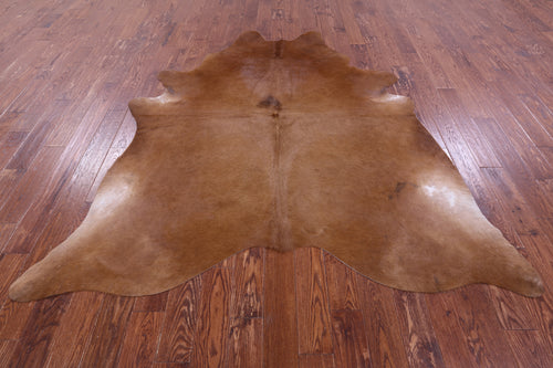 Brown Natural Cowhide Rug - XX-Large 7' 10
