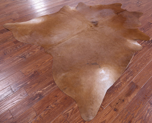 Brown Natural Cowhide Rug - XX-Large 7' 10