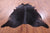 Black Natural Cowhide Rug - XX-Large 7' 9"H x 7' 1"W